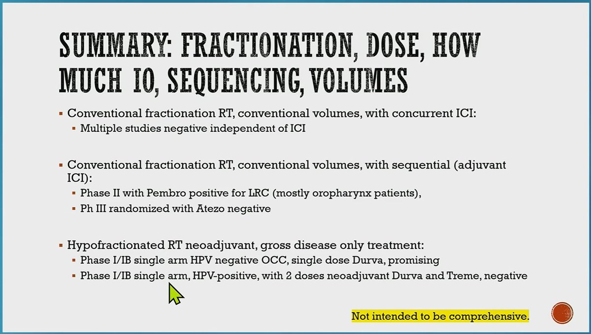 C. Jillian Tsai, MD, PhD (@cjtsaimdphd) on Twitter photo 🚨Now live #ASCO24 Evolving Approaches in HNSCC: State-of-the-Art Updates, chaired by <a href="/KaramLab/">Sana Karam, MD, PhD</a>.
👋💡<a href="/KaramLab/">Sana Karam, MD, PhD</a> provides an outstanding summary of the interplay between IO and RT. "Less is More." RT and IO isn't a one-size-fits-all strategy strategy; rather, we need thoughtful 🚨Now live #ASCO24 Evolving Approaches in HNSCC: State-of-the-Art Updates, chaired by <a href="/KaramLab/">Sana Karam, MD, PhD</a>.
👋💡<a href="/KaramLab/">Sana Karam, MD, PhD</a> provides an outstanding summary of the interplay between IO and RT. "Less is More." RT and IO isn't a one-size-fits-all strategy strategy; rather, we need thoughtful