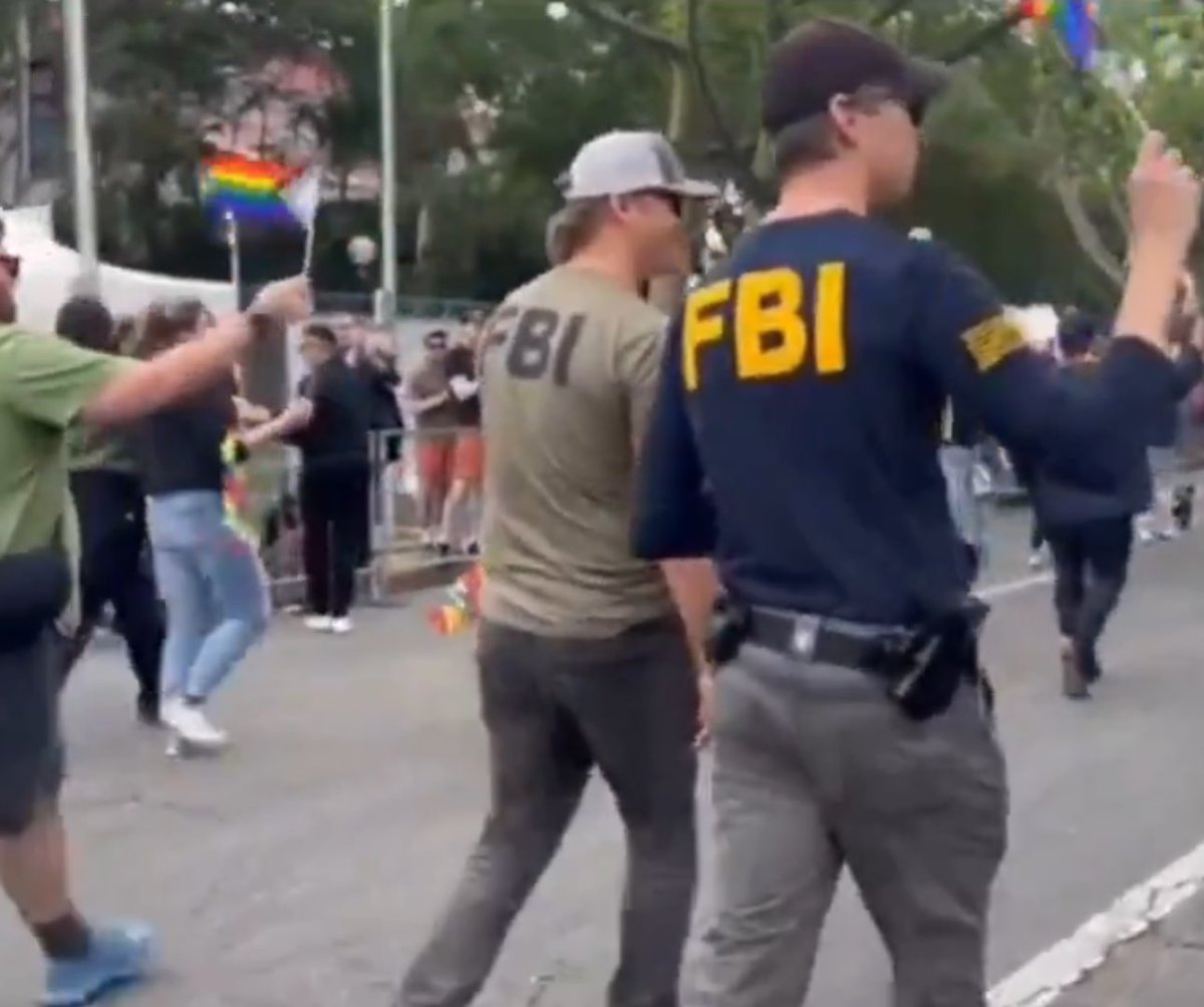 Instead of arresting those who r*ped children on Epstein’s Island, the FBI is marching in a pride parade in Hollywood.  

Thoughts…?