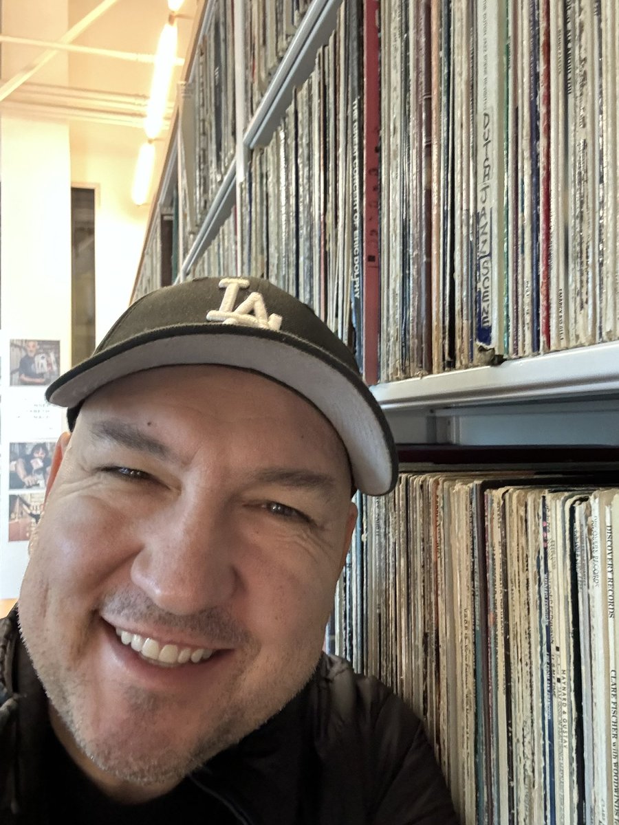 Just me in my happy place about to take to the airwaves at @KCRW til 6p!  Let’s share the great tunes for this lovely Sunday afternoon!
.
#KCRW #djraulcampos #senordiscos #myhappyplace