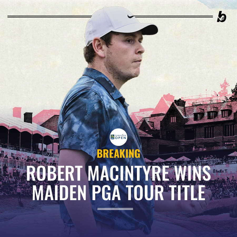 HE'S ONLY GONE AND DONE IT!

Robert MacIntyre is a PGA Tour winner. 🏆🏴󠁧󠁢󠁳󠁣󠁴󠁿