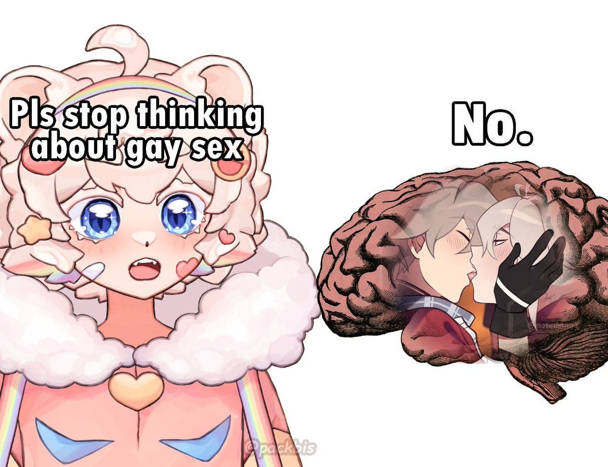 I'm constantly interrupted by  my gay thoughts when just going through a normal day...😵‍💫