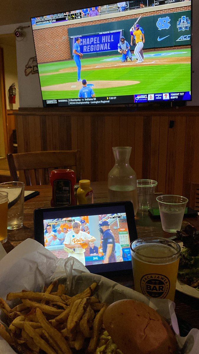 No SEC Network on the DirectTV at bars in Montana so I had to improvise with the ipad