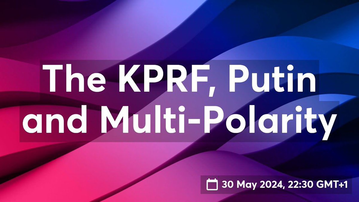 TheRevolutionR1's tweet photo. 🇷🇺🤝🌍THE KPRF, #PUTIN, AND MULTI-POLARITY
In this edition of the program, Alex of Marx Engels Lenin Institute looks at a recent #speech given by #KPRF leader Gennady #Zyuganov and the the #Russian #Communist Party view on #multipolarity.
WATCH! https://t.co/PIZU9EkeWA https://t.co/sV5X7olQFM