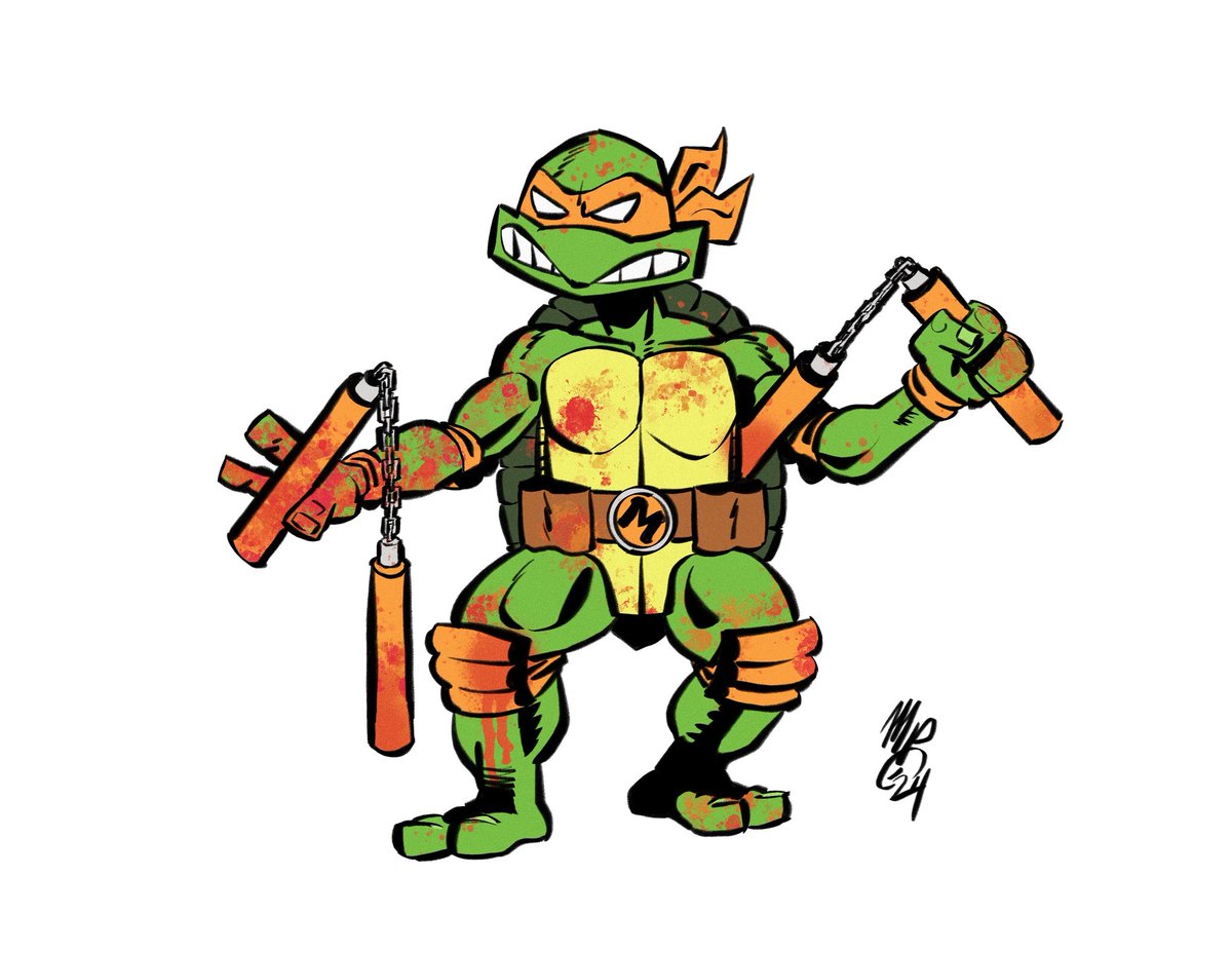 maxpinelliart's tweet photo. Here's all the Turtles on their own! https://t.co/GFeXbnmmZN