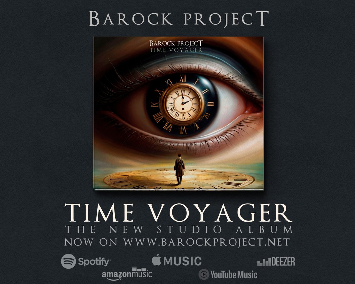 The new studio album by Barock Project is finally out! 🎶 After much hard work and passion, we're thrilled to share this new musical creation with you all. Tune in and let yourself be taken on a unique sonic journey! 🎹🎵 #NewAlbum #BarockProject #timevoyager