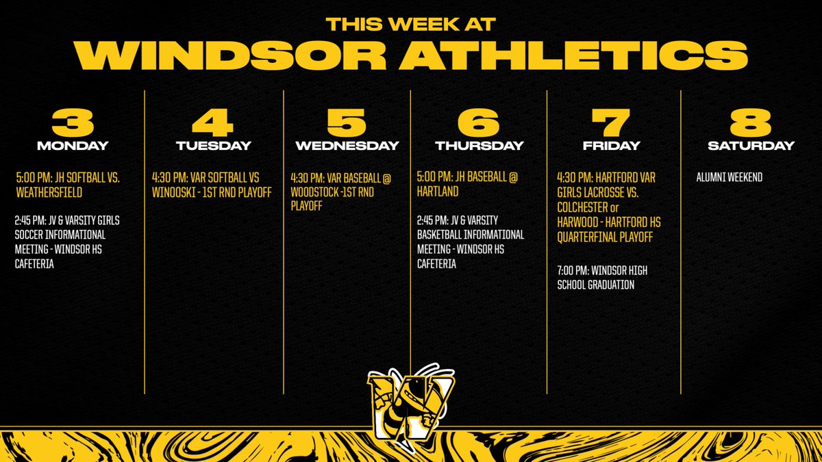 AthleticsWSD's tweet photo. It's Playoff time. Var Softball, Var Baseball, and Hartford Varsity Girls Lacrosse all in action this week. #swarmasone #gojacks #jacketsinbrackets https://t.co/phz6Ql5yvO