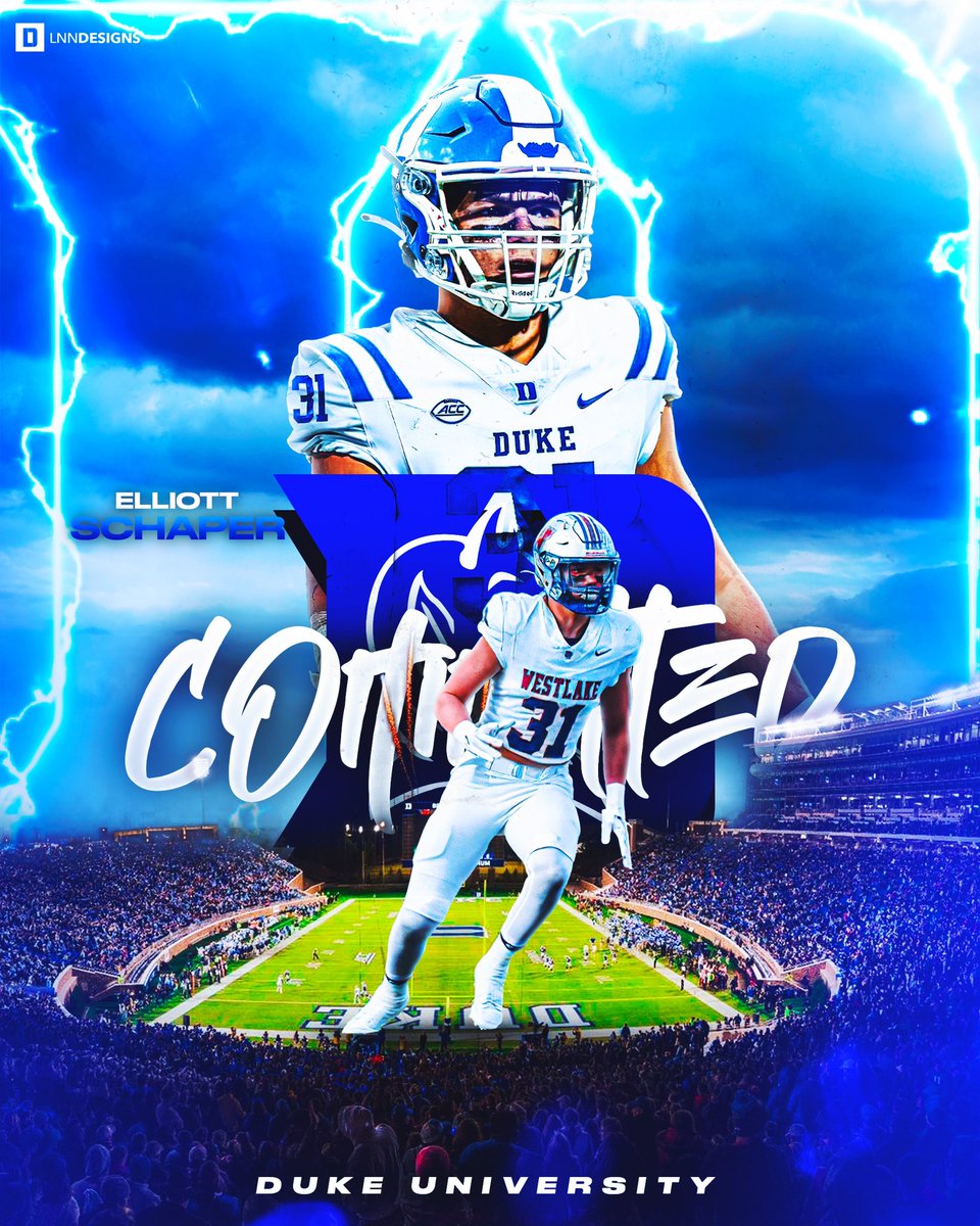 100% committed 😈😈@DukeFOOTBALL @CoachPatke @Coach_MannyDiaz