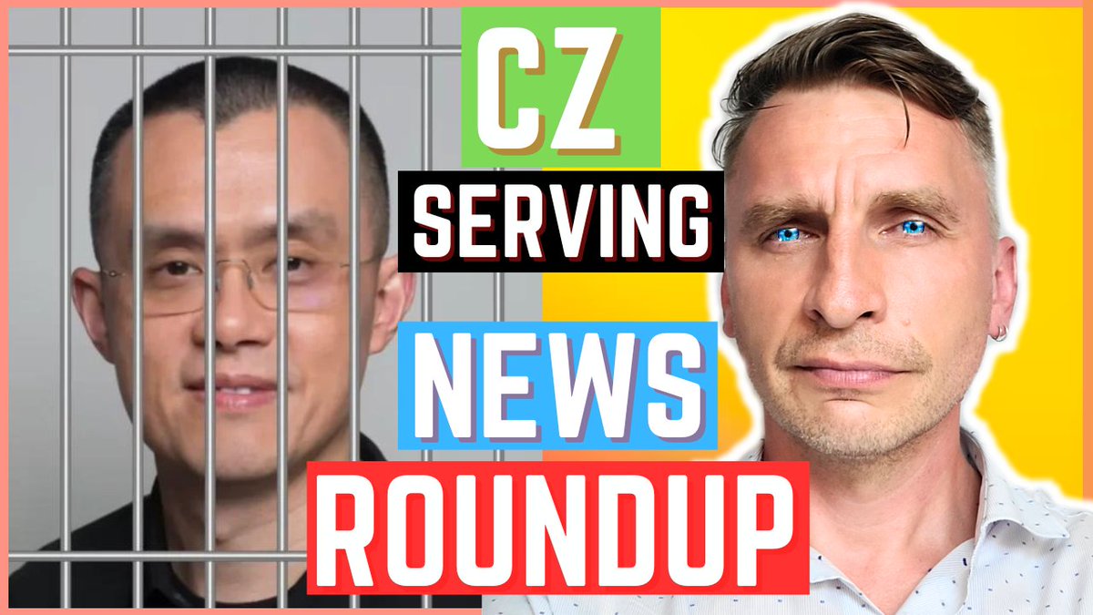 #CZ started his prison sentence. 63 Banks on the verge of insolvency. Meme coins. That's today. youtu.be/Ayl33IBMx94