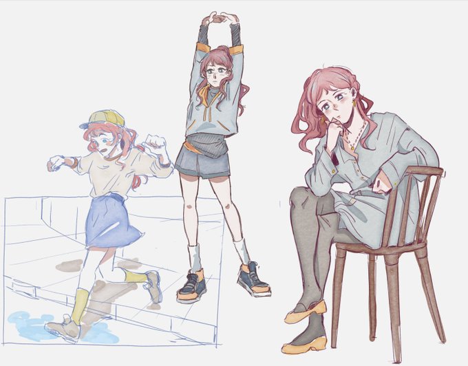 「arms up stretching」 illustration images(Latest)