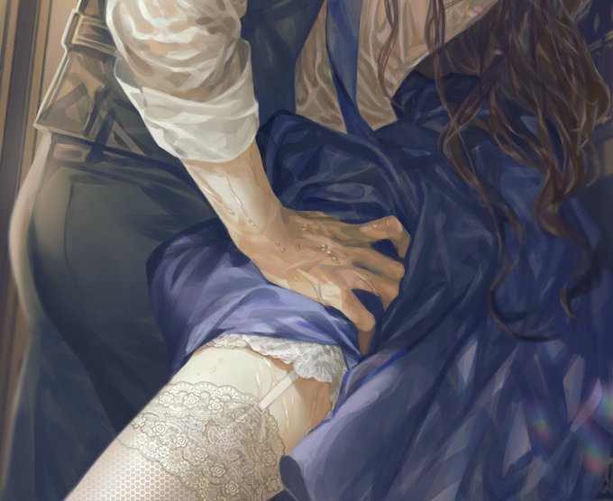 「shirt white thighhighs」 illustration images(Latest)