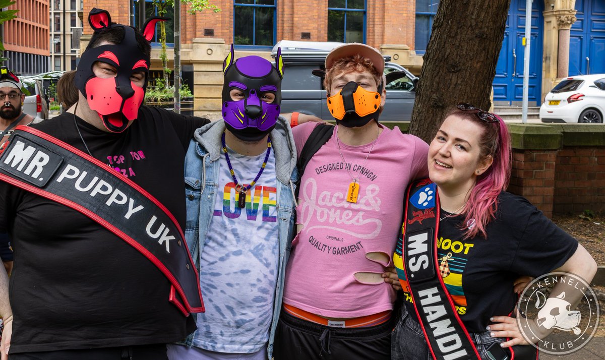 Last one always happy to see <a href="/PupMommyVader/">Mommy Vader</a> and <a href="/PupXtra/">PupXtra</a> 💜 such kind hearted and caring pup and handler 💜