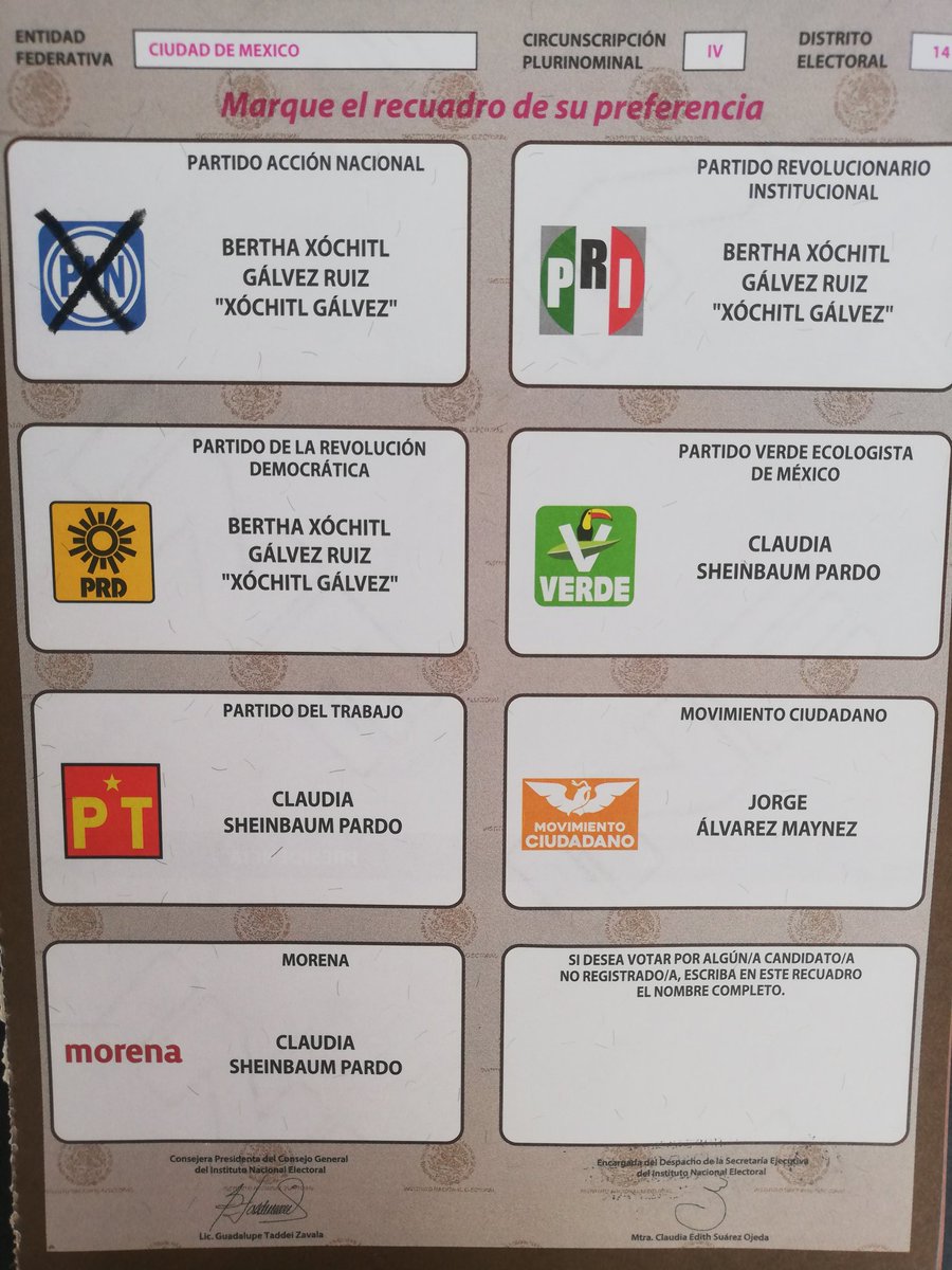 miguel_nagato's tweet image. ¡Vamos Xóchitl! 
#EleccionesMéxico2024
#YoVotéPorXochitl
#CDMXDecidióPorTaboada