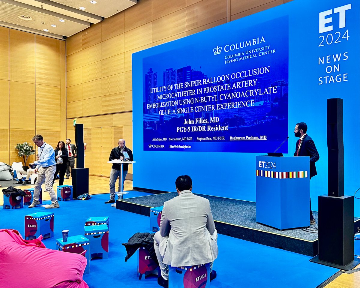 Columbia VIR (@columbiavir) on Twitter photo Great presentation by <a href="/JFiltes/">John Filtes</a> today on #PAE using n-butyl cyanoacrylate and balloon microcatheter occlusion! #ET2024 Great presentation by <a href="/JFiltes/">John Filtes</a> today on #PAE using n-butyl cyanoacrylate and balloon microcatheter occlusion! #ET2024