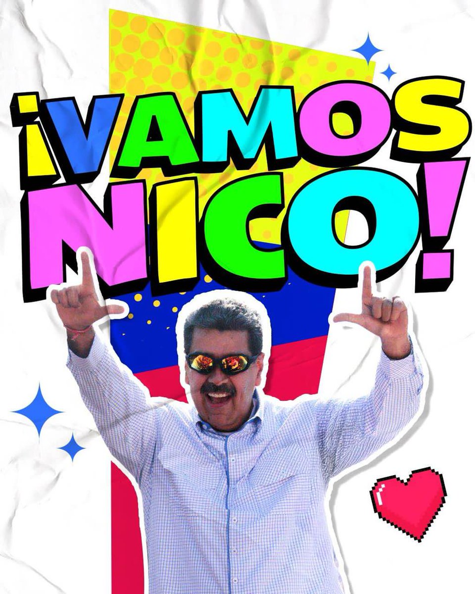 Con Nicolás pa' las que salgan ❤️😎 Nos preparamos para garantizar la victoria del próximo 28 de julio. 

¿Quiénes están activ@s?

¡Déjanos un corazón y comparte! 

#LikePaNicolás