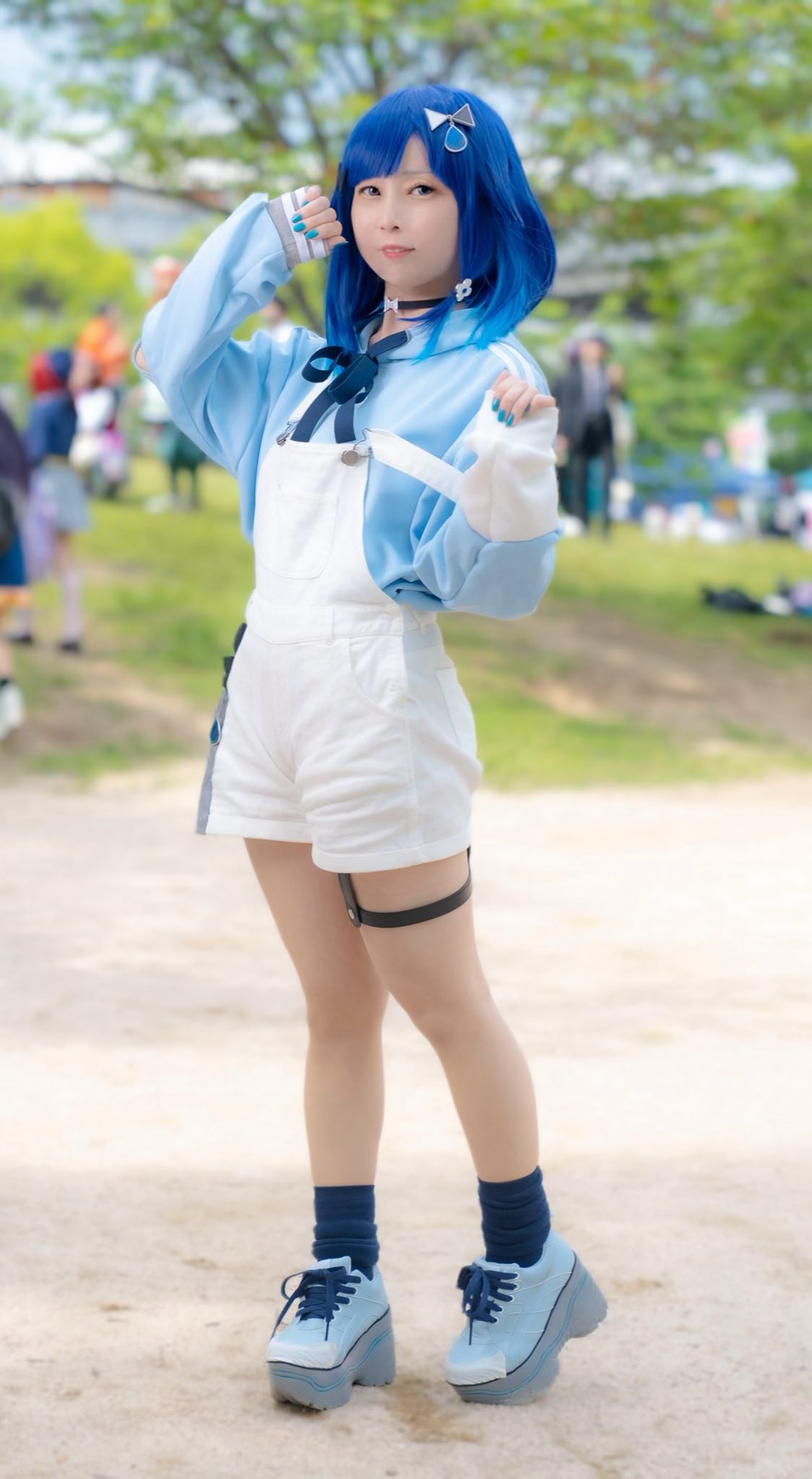 ぶいすぽっ！サマー2024 紡木こかげ コスプレ衣装 ウィッグ ぶいすぽっ！サマー2024 紡木こかげ コスプレ衣装 ウィッグ ぶ