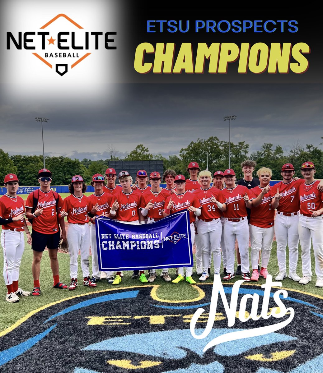 NATS Baseball (@tnnationalsbb) on Twitter photo <a href="/netelitebasebal/">NET Elite Baseball</a> ETSU Prospects Clash 18U/17U Champions‼️
TN NATIONALS 17U (SCOUT)
Boys dominated the weekend going 4-0 and hammering opponents. Played with energy and togetherness. Refreshing group of players and parents. 👏
#TNkids | #WeNATS
🔴⚪️⚫️ <a href="/netelitebasebal/">NET Elite Baseball</a> ETSU Prospects Clash 18U/17U Champions‼️
TN NATIONALS 17U (SCOUT)
Boys dominated the weekend going 4-0 and hammering opponents. Played with energy and togetherness. Refreshing group of players and parents. 👏
#TNkids | #WeNATS
🔴⚪️⚫️