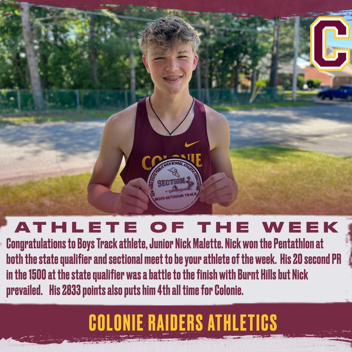 Colonie Athletics (@coloniepack) on Twitter photo 