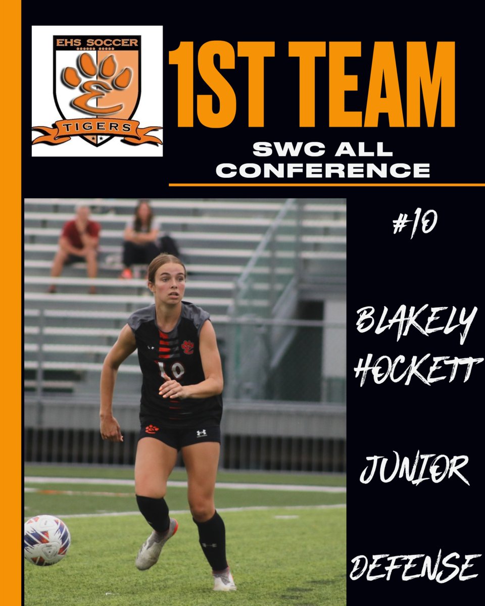 Blakely Hockett, 1st Team, All Southwestern Conference. Congratulations! # SWC