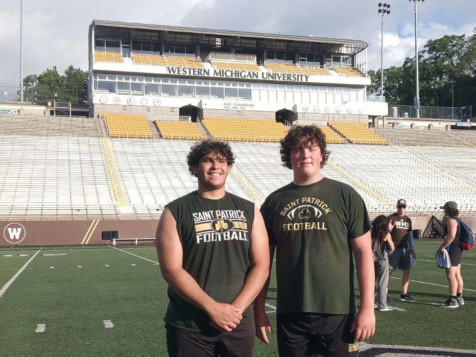 Conor Malenock (@conor_malenock) on Twitter photo Thank you <a href="/WMU_Football/">Western Michigan Football</a> for a great day at Camp! It was awesome to learn and compete <a href="/StPatrickFB/">Saint Patrick Football</a> <a href="/LukeMertens/">Luke Mertens</a> <a href="/CoachTMendelson/">Trevor Mendelson</a> Thank you <a href="/WMU_Football/">Western Michigan Football</a> for a great day at Camp! It was awesome to learn and compete <a href="/StPatrickFB/">Saint Patrick Football</a> <a href="/LukeMertens/">Luke Mertens</a> <a href="/CoachTMendelson/">Trevor Mendelson</a>