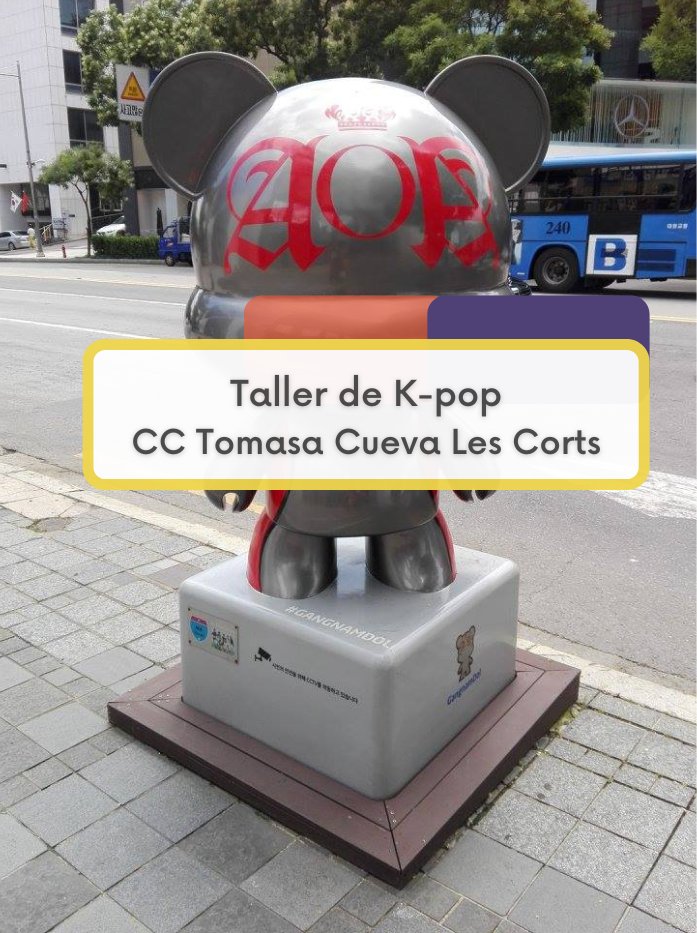 Inscripciones abiertas para el casal de verano "Estiuet a la Tomasa" en <a href="/CCTomasaCuevas/">Centre Cívic Tomasa Cuevas- Les Corts</a> para niñ<a href="/s/">『S』</a> de 6 y 12 años
📅semanales de lunes a viernes, de 10:00h a 14:00h. Dos turnos, en julio
👉con una actividad de Kpop
#kpop #casal
Más información:
bit.ly/3yDiUXq