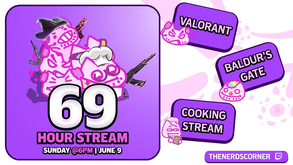 ANNOUNCEMENT!!! 
join me on 6/9 6 pm for a very long and very run stream!