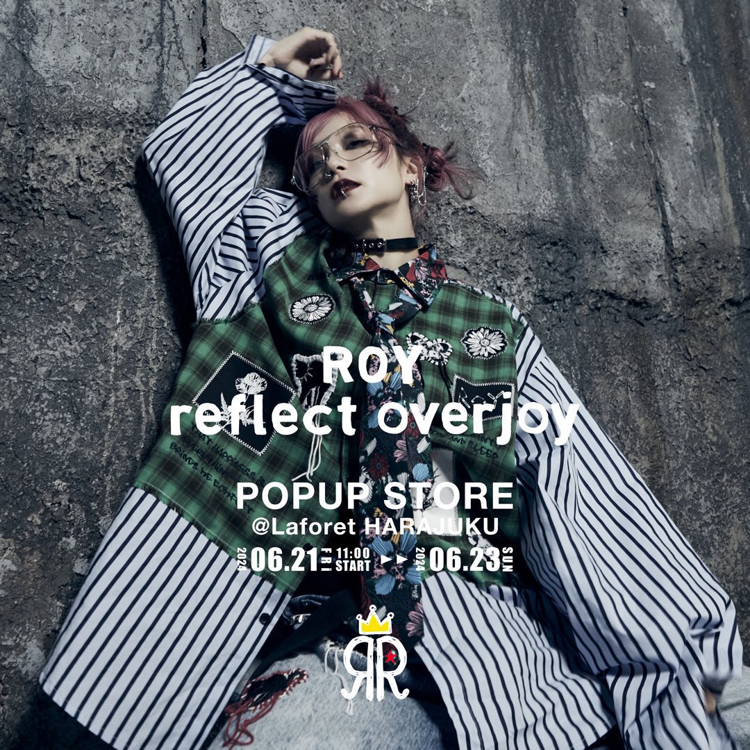LiSA ROY Tシャツ LiSA roy reflect overjoy POPUP 限定Tシャツ