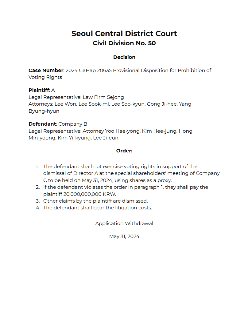 [English Translation] 
Official Court Ruling: MHJ Injunction (19 pages)

source: theqoo.net/hot/3260607580…