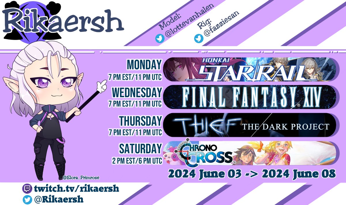 Rikaersh's tweet photo. 🥛Schedule Alert🥛

Always have a hard time deciding on Mon and Sat streams😩

Also decided on some tags!

Live: #RikaInYourWalls
Art: #Rikaert
Memes: #Rikaresh
Clips: #Rikaforthevine https://t.co/rwz9j7aFCu