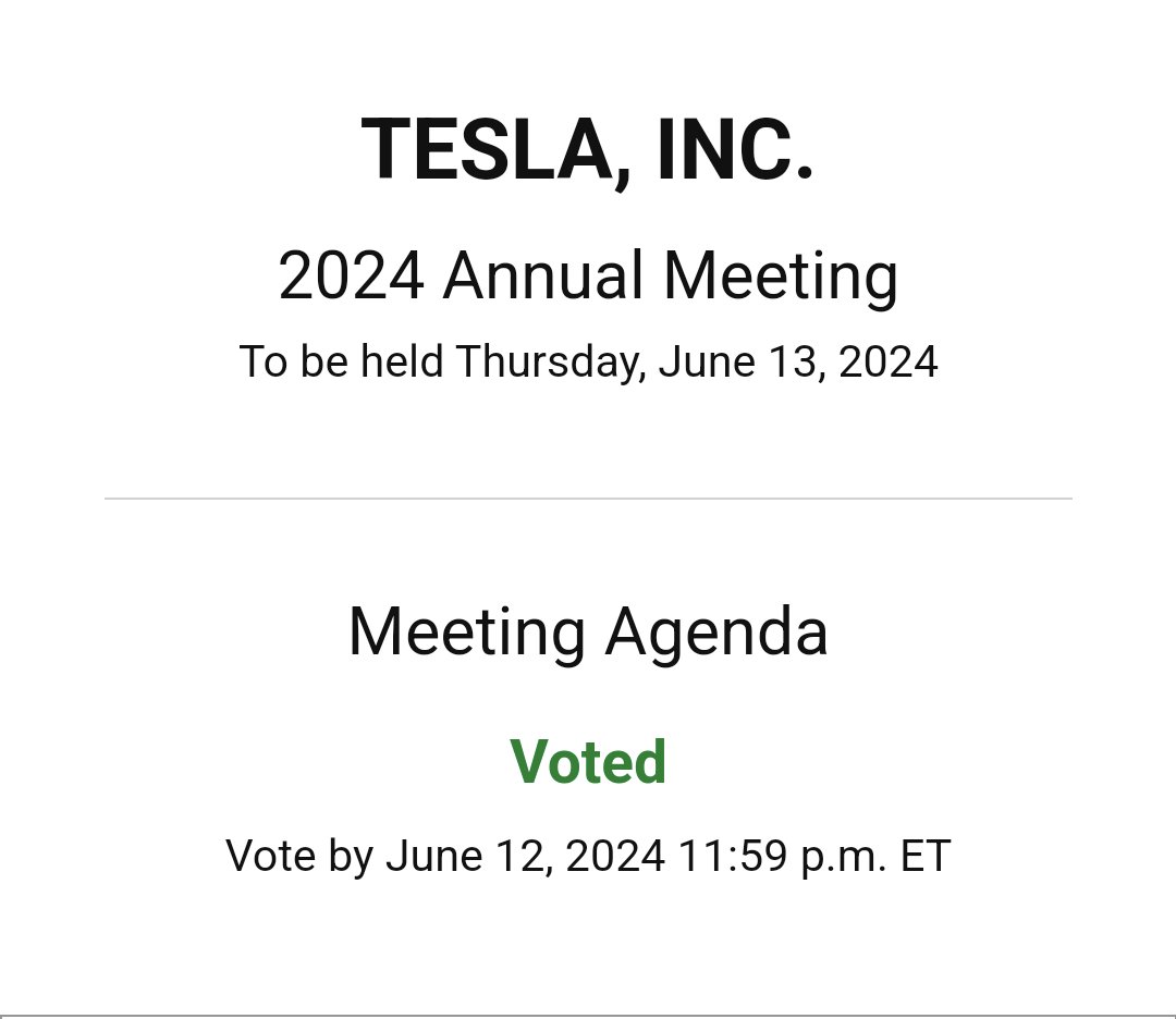 Captain_Damo's tweet photo. Vote your shares! 📈💸 @Tesla https://t.co/UwdW6cwmay

Thank you @elonmusk for pushing the limits on innovation and bringing value to the shareholders 🍻 

Maybe one day I'll be able to get that Cybertruck 🤘🏼 https://t.co/Szhew3LvxI