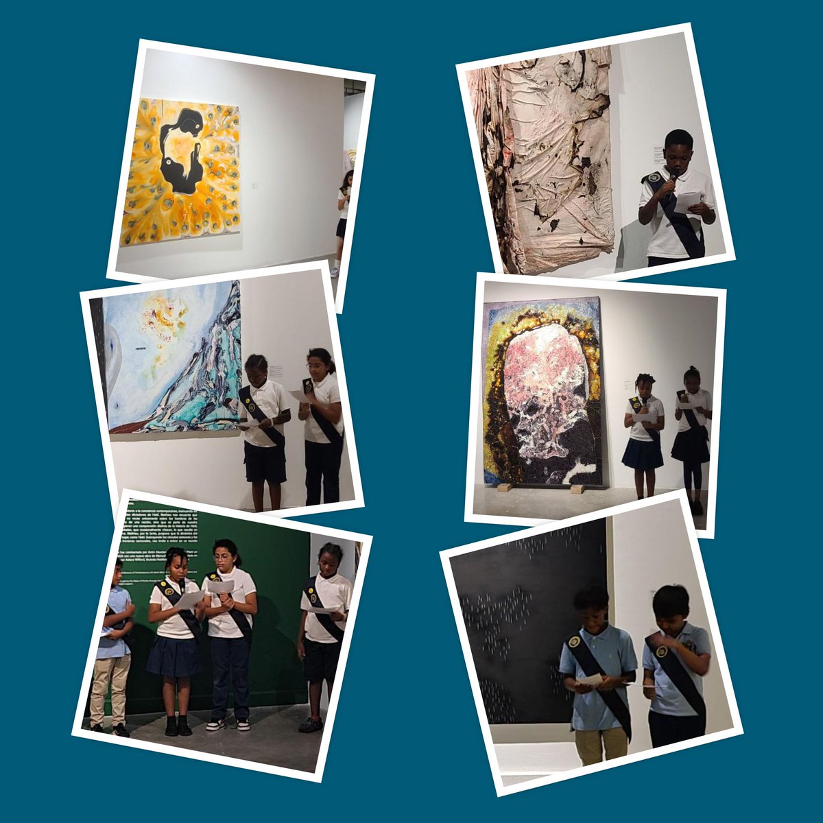 Opening night <a href="/MOCANOMI/">MOCA</a> was a success for our Junior Docents! Our Bryan Lions spoke on the complex, fascinating works of multidisciplinary artist Manuel Mathieu. Exploring his current exhibit was a great way to end the year! #YourBestChoiceMDCPS, #MuseumsMagnet, #JrDocentProgram