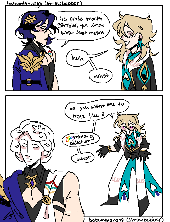 cinquil_'s tweet image. gaymbling addiction colorized 

#aventurine #aventio #ratiorine