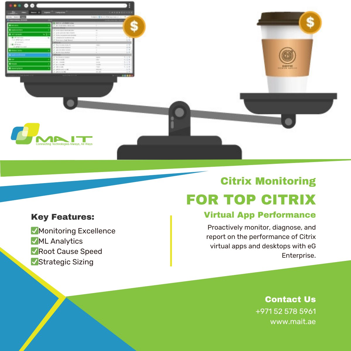 MicroAegis's tweet image. Boost Citrix app performance with eG Enterprise! Diagnose issues, get end-to-end visibility, and maximize uptime. 🚀💻 

Free Trial mait.ae/eg-innovation/

 #CitrixMonitoring #ITPerformance