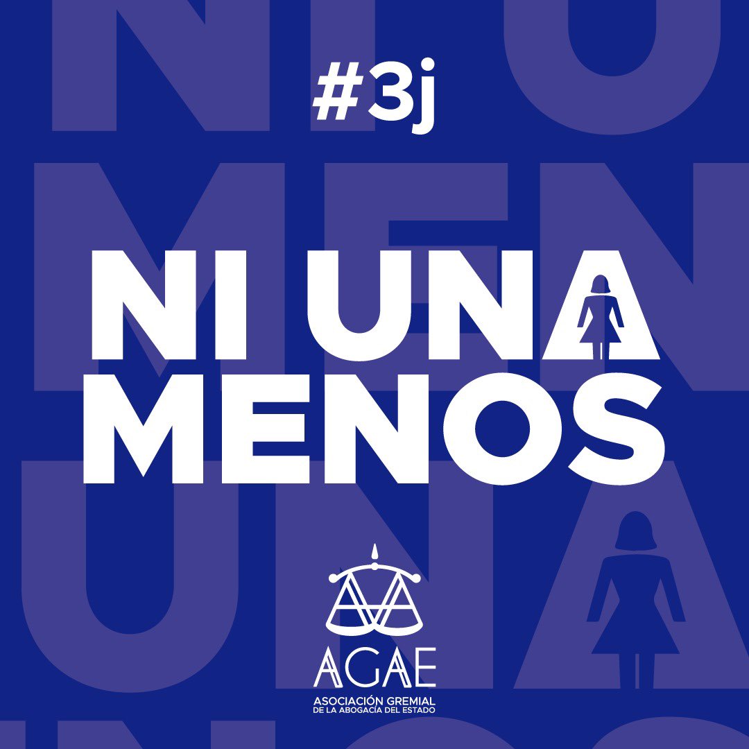 🔵 “Ni una menos” es nuestra voz que se levanta como colectivo de protesta multitudinario, es nuestro grito que denuncia las violencias contra la mujer y su consecuencia más grave y visible, el femicidio. 

#agae #abogados #abogadas #derecho #Niunamenos