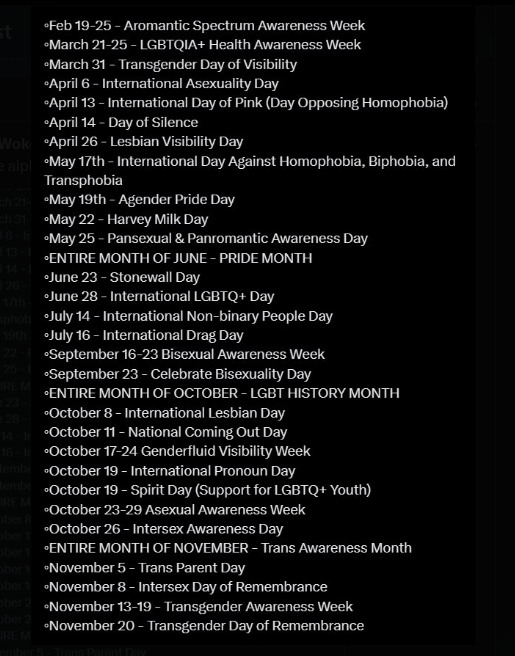 ShareawareCdn's tweet photo. @RachnaSinghNDP #notosogi #notoNDP #bcNDP Remove this Calendar Gender Books -Ban sex content -White Supremacy content from elementary schools. That is the agenda 2024 Sad excuse for 'education' FS Down 20 points  10 worst schools in #CANADA ? @BCTF @BCSTA_News #BCFED  @SD62_Sooke @sd61schools https://t.co/35vyhr89Bi