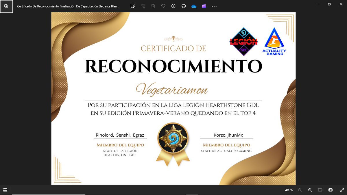 Muy contento por los resultados que se dieron durante esta hermosa liga que organizo <a href="/Actuality_Gamin/">Actuality Gaming</a>, muchas gracias por brindarnos esta experiencia tan hermosa, y un honor llegar a la final junto a mi compañero de equipo, el cual me derroto 😜<a href="/AcMexEsports/">Academia Mexicana de Esports</a>, <a href="/AoCsaudade/">AoCsaudade</a>