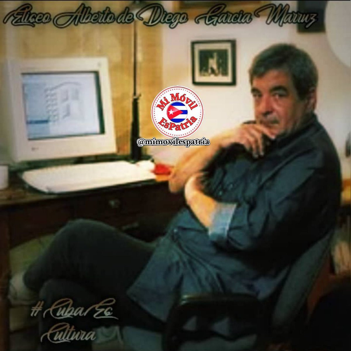 <a href="/mimovilespatria/">mimovilespatria</a> Eliseo Alberto de Diego García Marruz (Arroyo Naranjo, Cuba, 10 de septiembre de 1951 - Ciudad de México, 31 de julio de 2011).

👉 Fue un periodista, novelista, poeta y guionista cubano.

#CubaEsCultura ♥️ 🎶
#MiMóvilEsPatria 🇨🇺