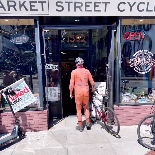 sfwnbr's tweet photo. There is still time to get Your Horse tuned up for the Saturday 8 June #IntlClassic Summer #WNBRsf2024 Ride&amp;AfterParty, but please call ahead; the *WNBRist/Nudist-Friendly* bike surgeons @MarketStreetCycles are super busy: https://t.co/hBNJuLKGNW 
#NudistWelcomingMerchants #WNBR https://t.co/UeGe48VySm