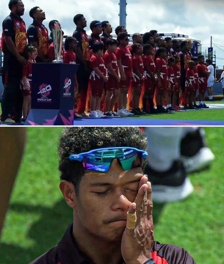 associate_cric's tweet photo. What it means for the PNG players 🇵🇬🥹

#WIvPNG #T20WorldCup https://t.co/yXL6ow1hVh