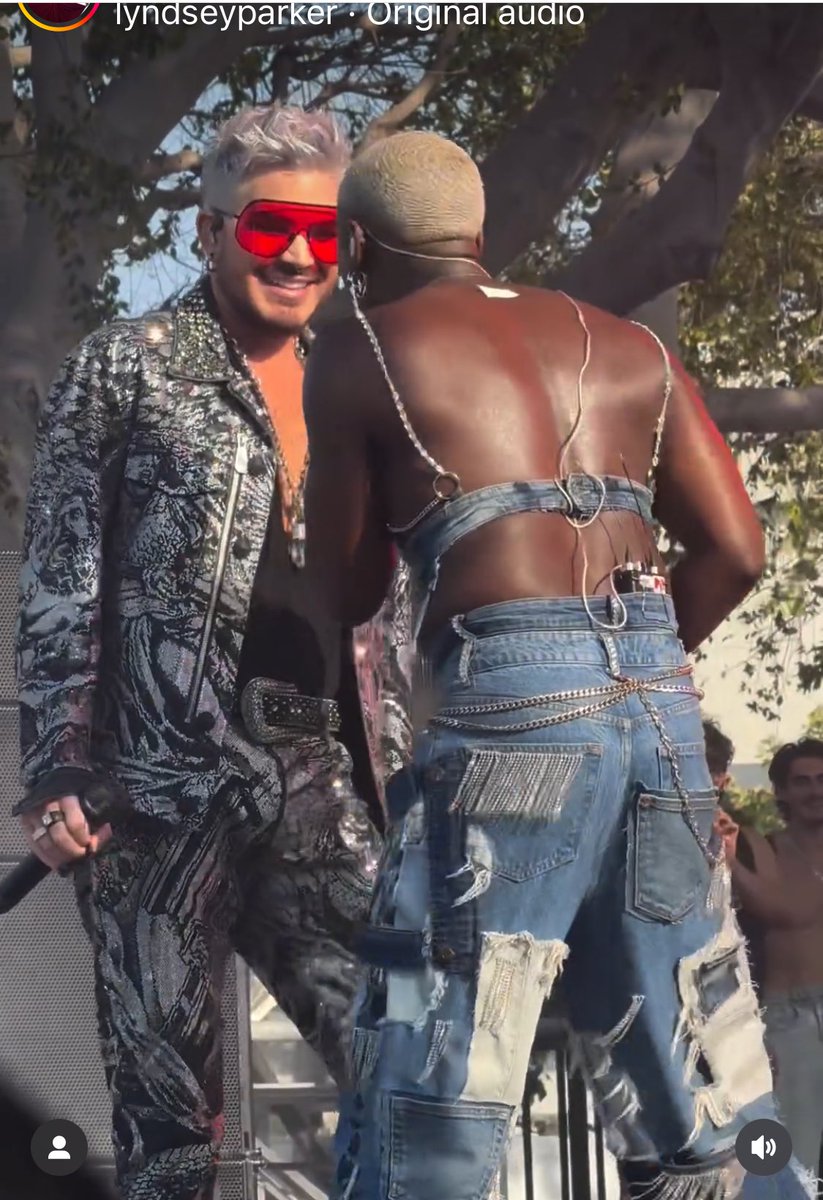 TALCvids's tweet photo. From Lyndsay Parkerโs IGV: @VINCINT_ @adamlambert #AnotherLover so @WeAre_OUTLOUD #WeHoPride ๐ณ๏ธโ๐ https://t.co/UDARQbaAE6 https://t.co/2ERLnLoj9b