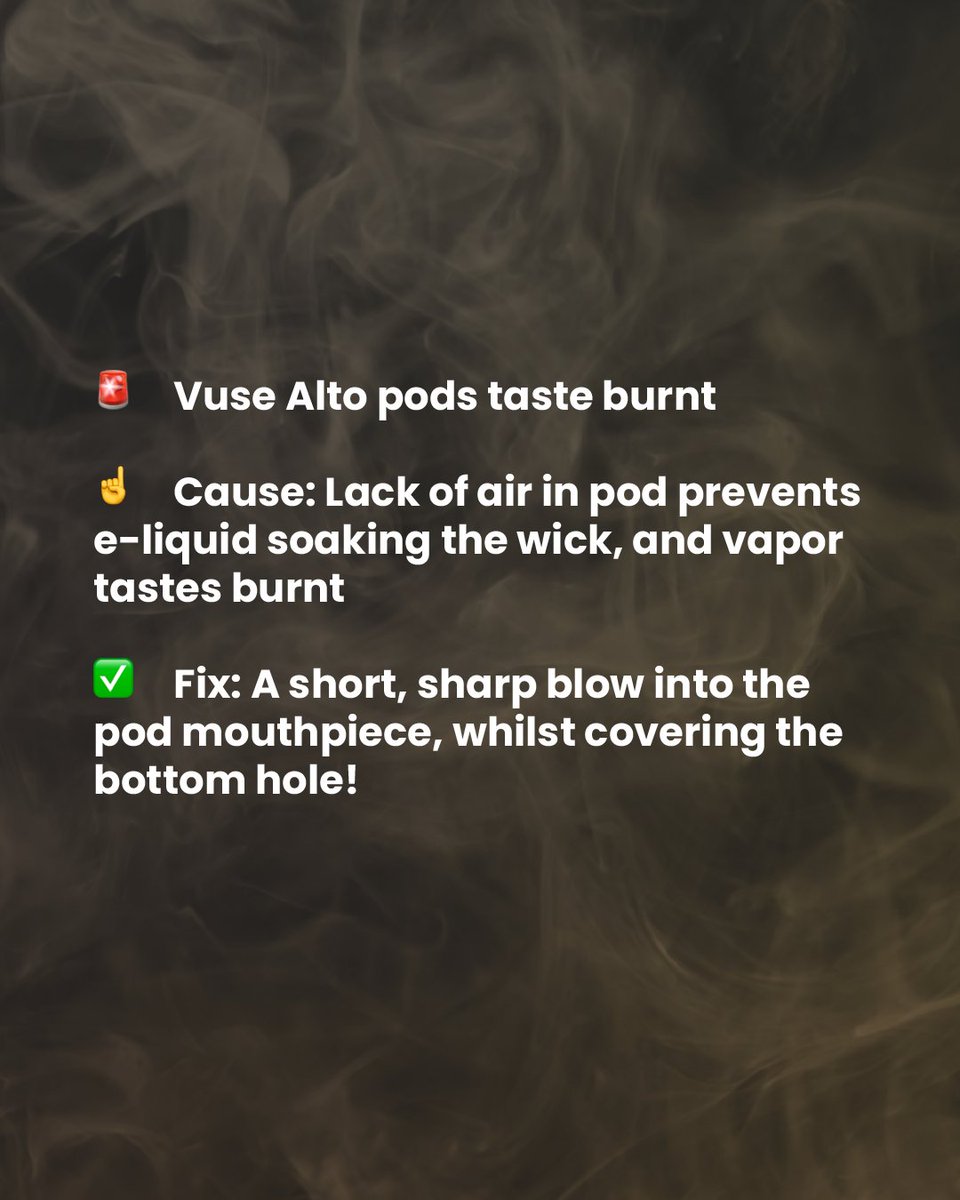 how much is a 2 pack vuse pods Vuse Alto Burnt Pods - Why It Happens and The Instant Fix