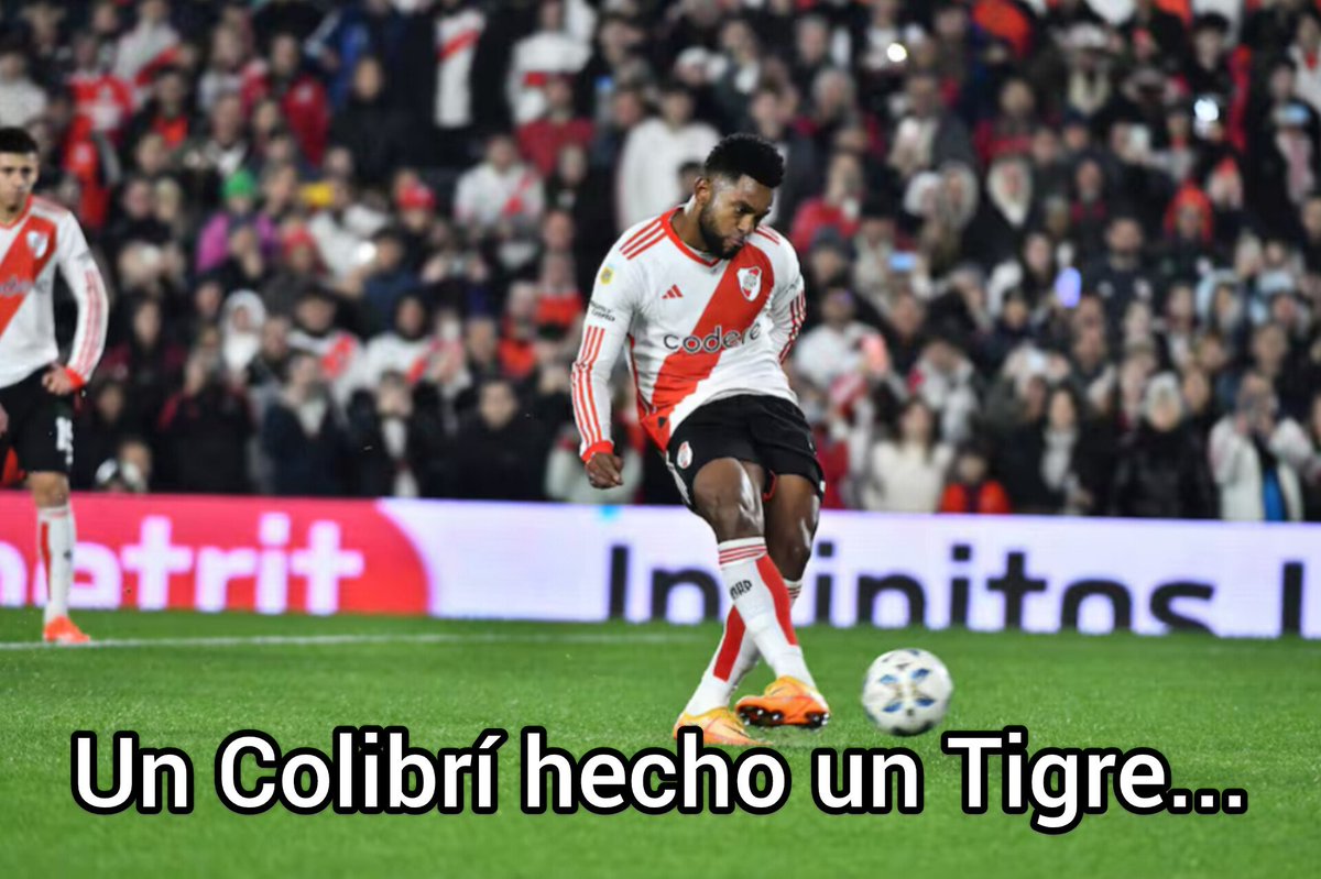 El Millo venció 3-1 a un Tigre que hizo un buen partido en el #Monumental...#Borja con 2 penales y una gran definición en el área, marcó un nuevo Hat-Trick...#VamosRiver