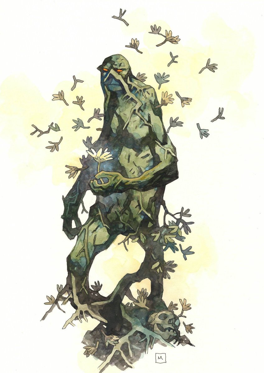 Swamp Thing by Mike Mignola <a href="/artofmmignola/">Mike Mignola</a>