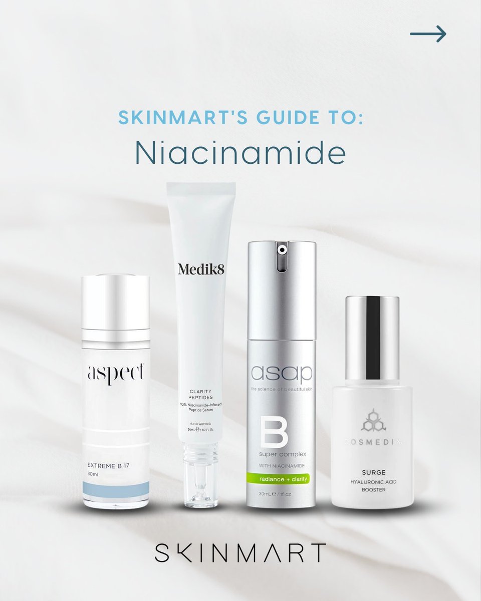 HelloSkinmart's tweet image. Skinmart's Guide to Niacinamide!

This versatile ingredient is known for its ability to improve the appearance of hyperpigmentation, fine lines, and uneven skin tone. 
⁠
Swipe across to see which product is right for you!