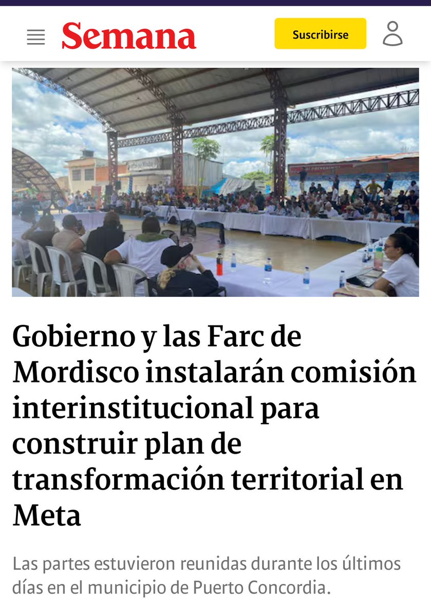 joanprideriv's tweet photo. @jflafaurie @Fedegan En el Meta empieza el fin de la propiedad privada. De ahora en adelante la propiedad de la tierra no será la que digan la escritura y el registro notarial, sino  será la que definan las FARC. 👇 https://t.co/tPxts2jAPy