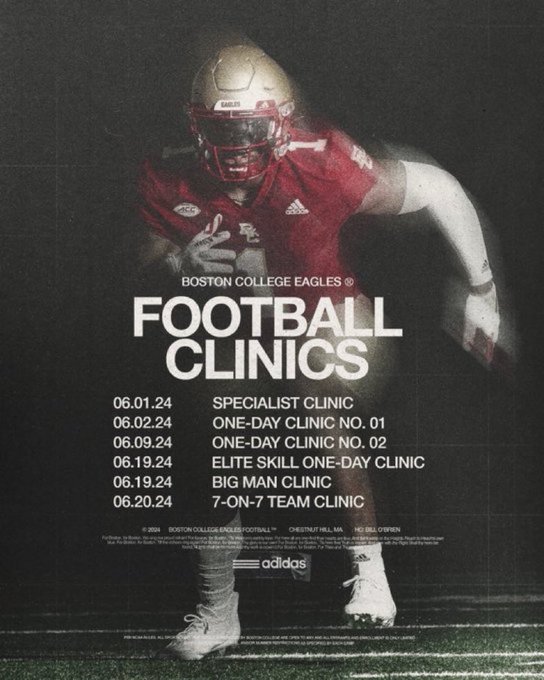 Paulwoods2's tweet photo. Thank you @CoachSHuggins and @BCFootball for inviting my Guy RB Elijah Kimble @ElijahKimble0 to camp!! #DOWIT https://t.co/tDg15qEROR
