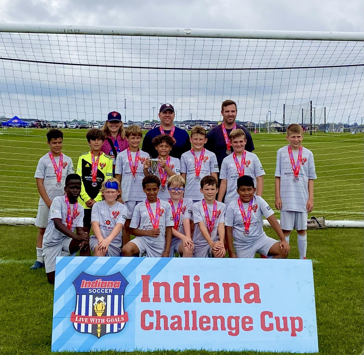 What a day! 🏆🏆🥈Our 2009 ⚽️ team is the 2024 State Cup Champions! The 2010’s won the President’s Cup! And our 2013 Blue team was the runner up in the Challenge Cup! We’re so proud of their hard work &amp; dedication! 👏 👏 👏
#indyphoenixfc