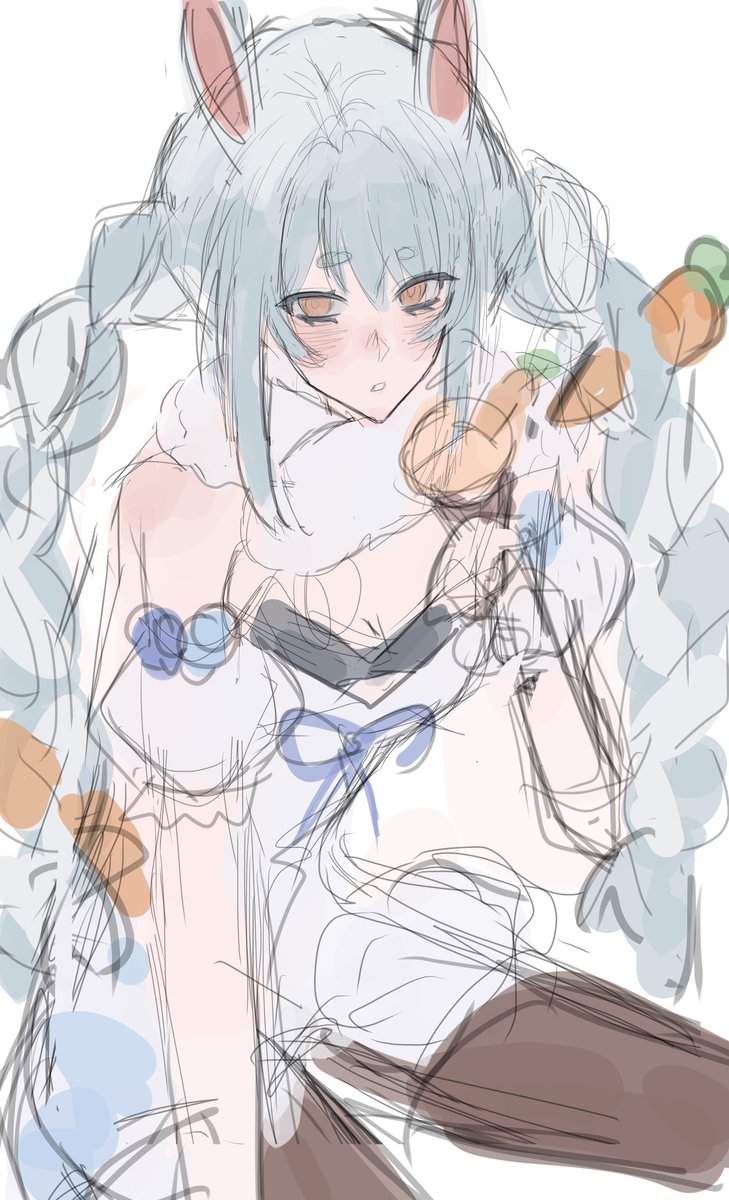 KIRBYillust's tweet photo. pekora wip https://t.co/Jxer9m8XEn