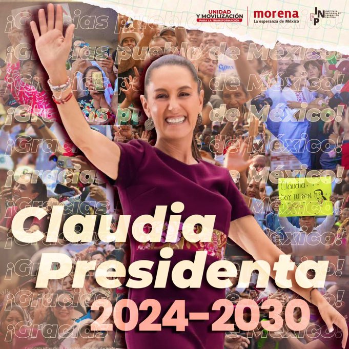 MarinaGlezer's tweet image. “Es tiempo de mujeres y de transformación. Eso significa vivir sin miedo y libres de violencia” @Claudiashein 
VIVA MÉXICO 🇲🇽💜