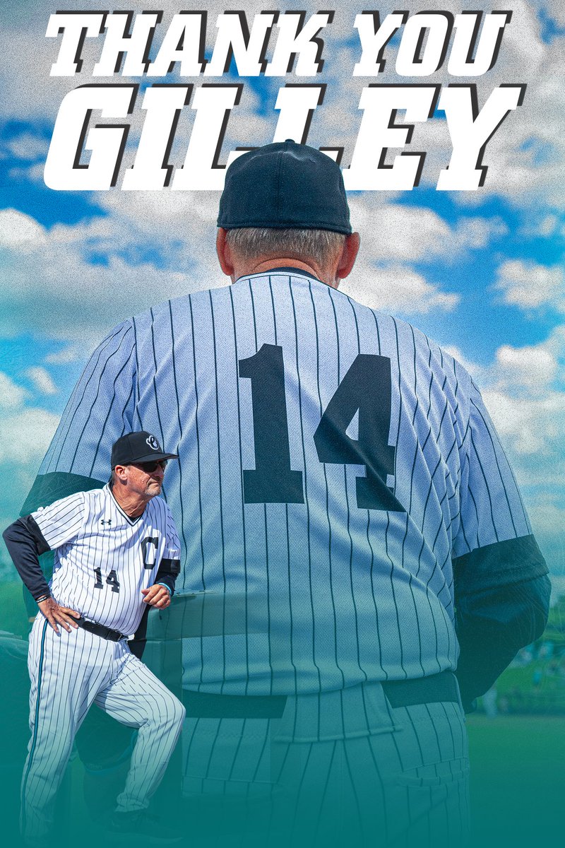 CoastalBaseball's tweet image. Thank you, Gilley.

For everything.