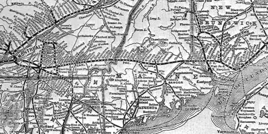 TORailwayMuseum's tweet photo. Jun 2, 1889: @CanadianPacific begins passenger service over its newly completed Short Line to New Brunswick across the state of Maine. In order to generate publicity, CP invited several reporters to accompany the first trip between Montreal and Saint John, New Brunswick. https://t.co/qN6tEHoT3w